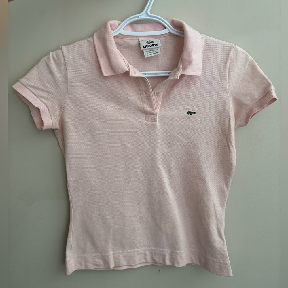 Lacoste Light Pink Polo Shirt Women’s